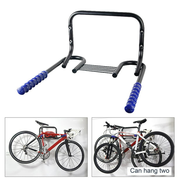 Wallmaster Almacenamiento de garaje, 5 ganchos para bicicletas, 3 rieles y  soporte para bicicleta para garaje, paquete de 2 ganchos para bicicleta