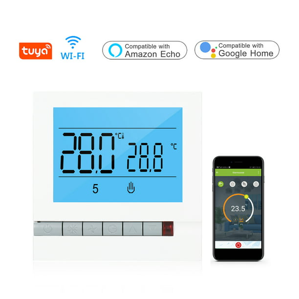 Calefacción eléctrica digital WiFi el termostato de control remoto de Alexa  - China Calefacción eléctrica digital termostato termostato WiFi, WiFi