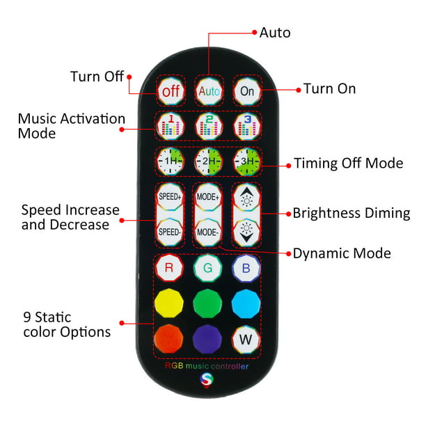 Mando a distancia Dynamic 3D para Smart TV, reemplazo de mando