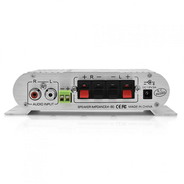Mini amplificador de audio estéreo de para el vehículo del coche