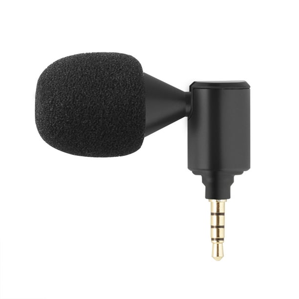 Mini micrófono para smartphone enchufable Micrófono para teléfono móvil  Captura cardioide de 3,5 mm yeacher