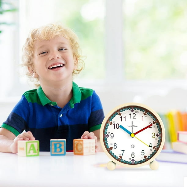 Reloj Despertador Digital Silencioso Aprendizaje Niños, Reloj