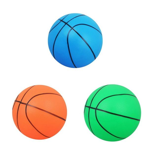 Junkin 6 pelotas de baloncesto de goma a granel con inflador, tamaño  oficial 5, 6, 7, pelotas de baloncesto para interiores y exteriores,  baloncesto