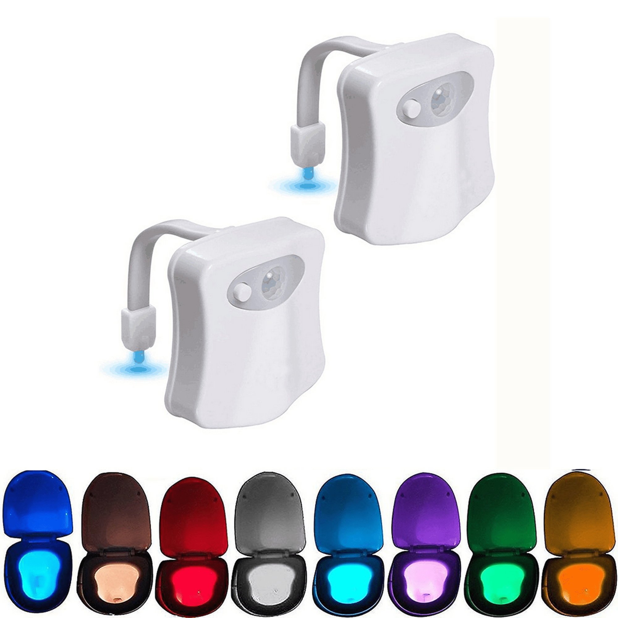 Witshine [Paquete De 3]Luz Nocturna Recargable Para Inodoro, Luz Nocturna LED Que Cambia De Color Con Sensor Activado Por Movimiento, Accesorio De Baño Divertido Y Fresco, Dispositivo único Para