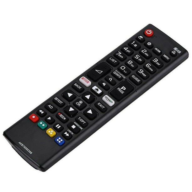 Control Remoto Universal Color Negro Para Pantallas Lg Smart Tv