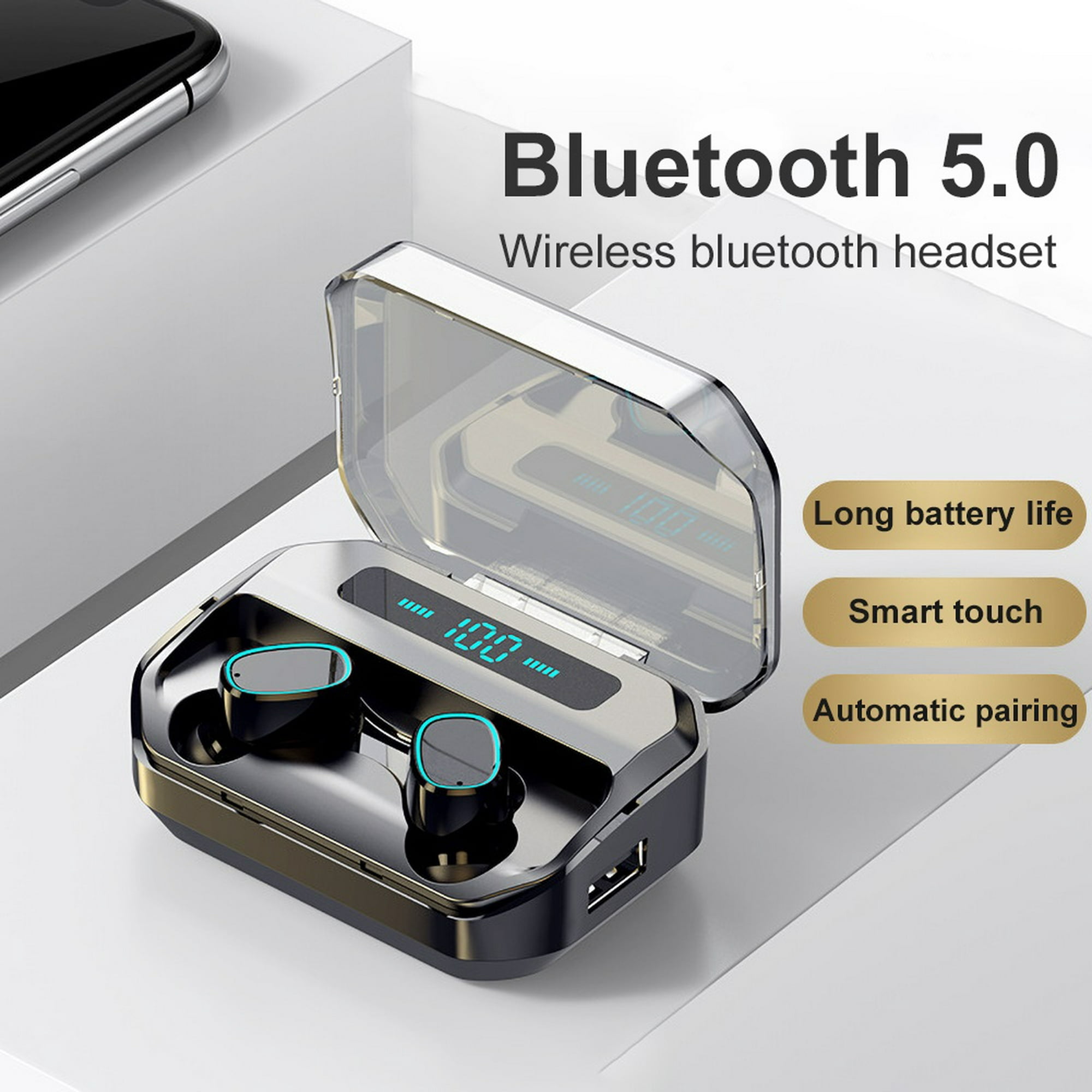 Gwong Electrónica M8 Wireless Bluetooth Compatible Con Bluetooth 5 0