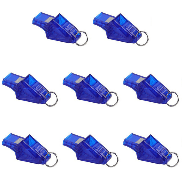 Silbatos De árbitro Silbato De Plástico Para Entrenamiento De Competicion De Arbitro Azul Oscuro Azul