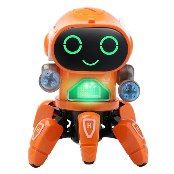 Juguete Educativo Robot eléctrico inteligente de 6 garras, Robot de baile  musical para cantar, juguetes para niños y niñas Likrtyny libre de BPA