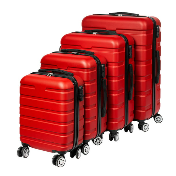 Set de 3 Maletas de Viaje, G (25 kg), M (20 kg), Carry On (10 kg), Varios  colores gris Travel Elite 