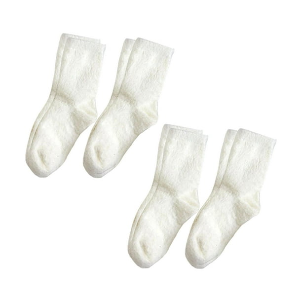 Suavemente lámpara jurar 4 pares de calcetines de mujer cálidos calcetines térmicos de felpa tubo  medio casual otoño e invier Zulema calcetines para hombre | Walmart en línea