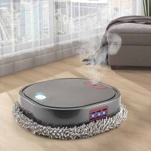 barredora humidificador en , limpiador de barrido, escoba eléctrica  recargable por USB, para fregar el hogar, pelo, alfombra, suelo Macarena  Aspirador de piso