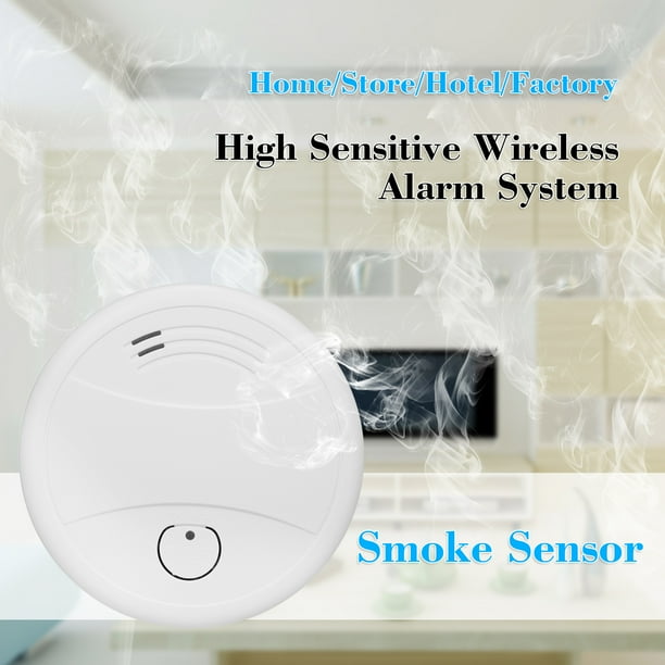 Detector de humo Wifi Sensor de alarma de incendio inteligente Sistema de  seguridad inalámb Abanopi Sensor