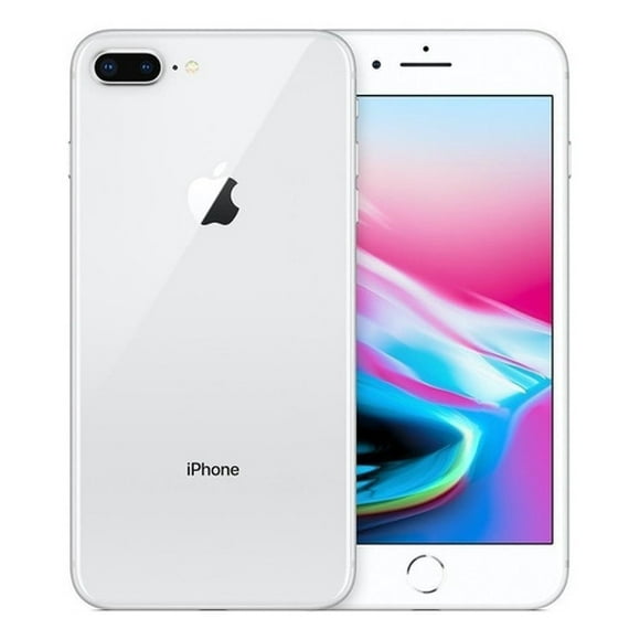 iphone 8 plus 64 gb plata reacondicionado certificado grado a  incluye cable apple 8 plus