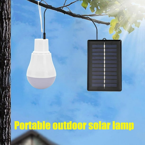 Foco Luz Led Recargable Solar USB Portatil para Exterior