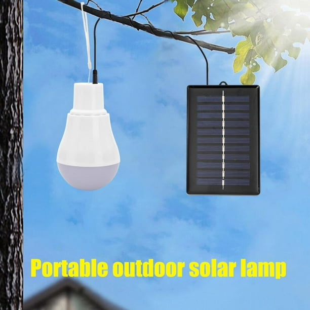 Foco Luz Led Recargable Solar USB Portatil para Exterior