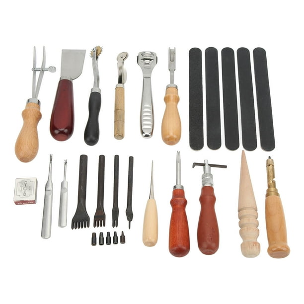 La Casa del Artesano-Set de herramientas para cuero y encuadernacion  conjunto de 19 elementos