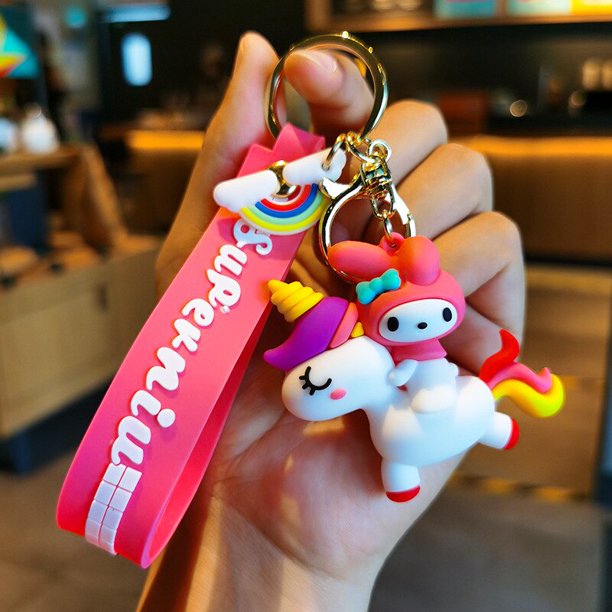 HIGAR Multicolor Cute Doll Keyring Keychain For Girls