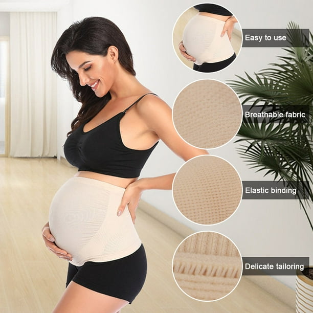 Faja mujer embarazada, faja abdominal, faja abdominal con espaldera,  ajustable durante el embarazo Zhivalor BST3059343-1