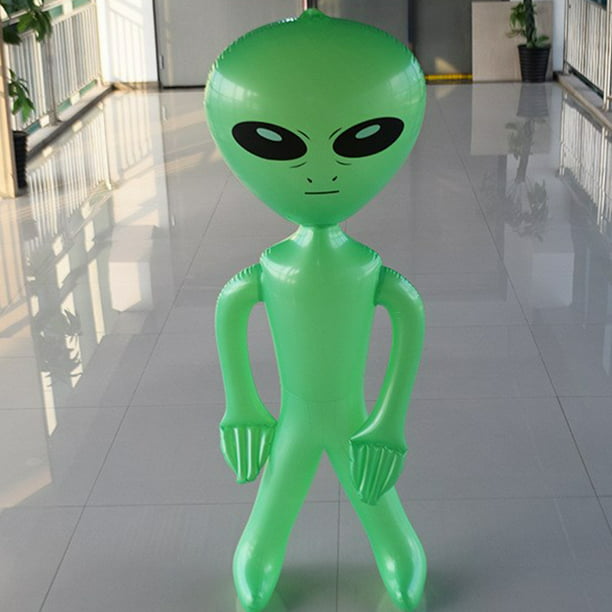 Alien inflable gigante de 32 pulgadas, 3 paquetes, juguete alienígena  inflable para niños, decoración de fiesta temática de cumpleaños de  Halloween JAMW Sencillez