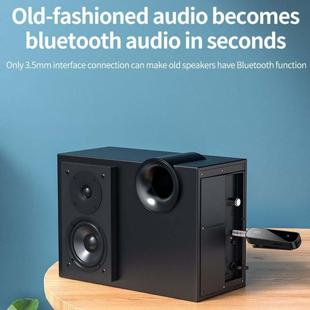 Receptor Bluetooth 5.3 para estéreo doméstico, baja latencia y HD Bluetooth  adaptador de audio musical para altavoces/altavoces con cable/sistema