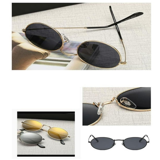 Gafas de sol de moda vintage lentes espejo nuevas para hombres y mujeres  marco de moda retro