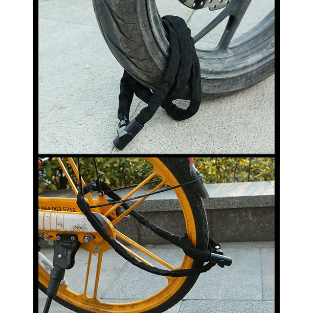 Candado Patinete Electrico, Antirrobo Para Bici, Xiaomi Segway-Ninebot  Patinete eléctrico, Moto, Bicicleta (4 colores) Candado Antirrobo de Doble