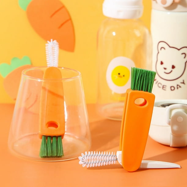 Organizador para los cepillos de dientes con tapas de botella