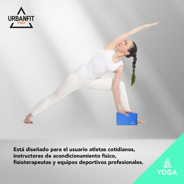 Bloque Para Yoga Eo Safe Imports Esi-8506 Color Verde Brick Pilates Fitness  Y Ejercicios