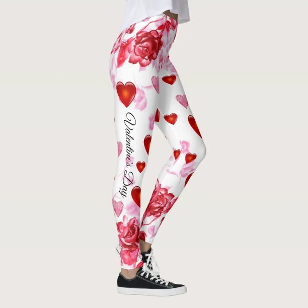 Gibobby Pantalones mujer Running Valentine's Women's Pilates