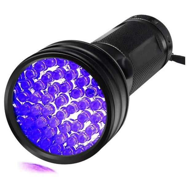 Linterna UV de batería, linterna UV de 51 LED, luz negra ultravioleta de  395 nm con cable para detec ACTIVE Biensenido a ACTIVE