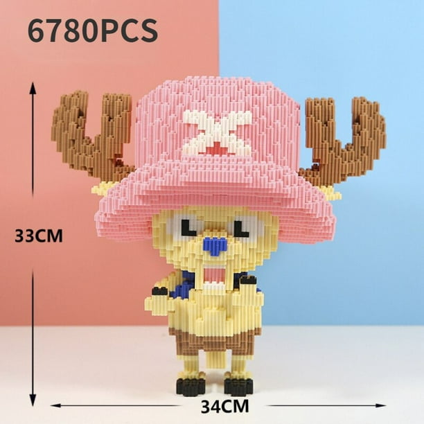 Bloques de construcción de una pieza para niños, juguete educativo de Tony  Chopper Luffy, modelo de figura de Anime, Mini ladrillo, Micro bloque de  construcciónWith box Gong Bohan LED