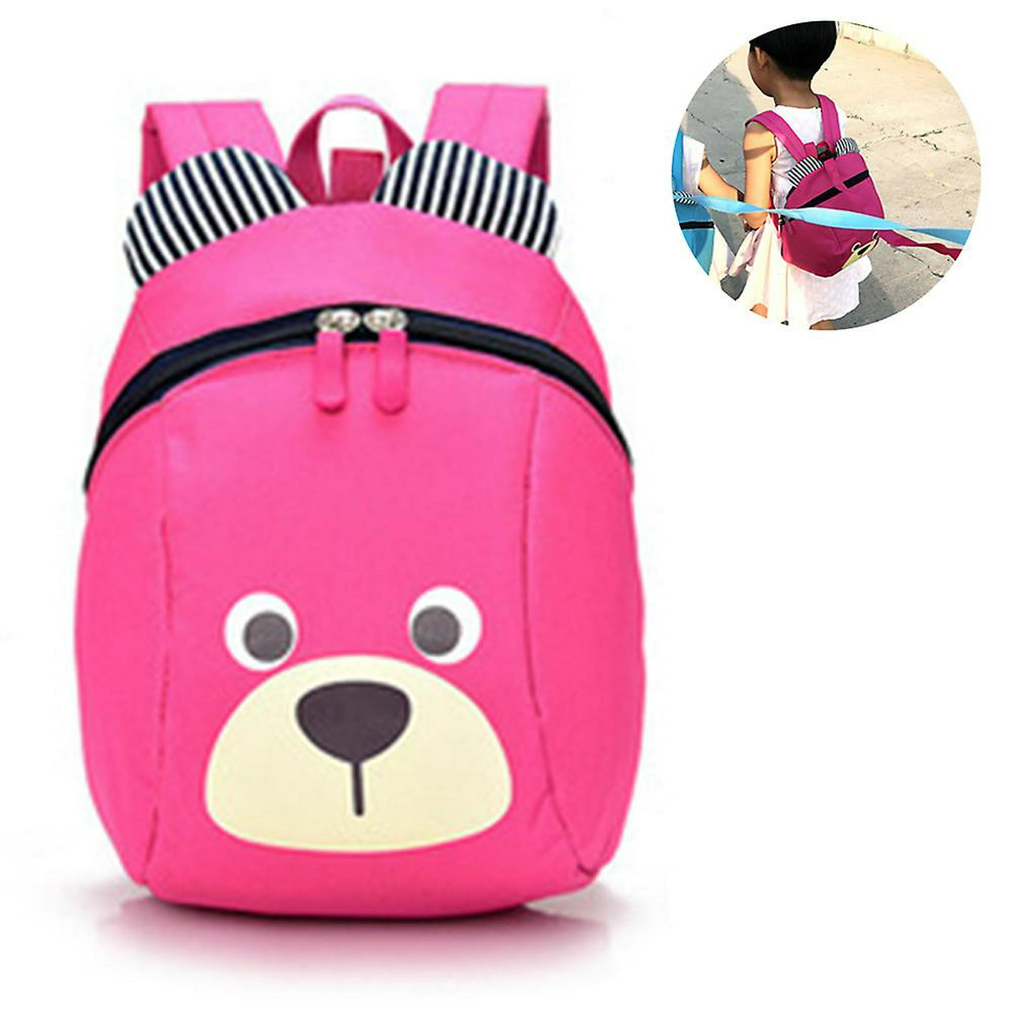 Edad 1-2 años lindo oso pequeño niño mochila con correa niños mochila bolsa  para niño niña YONGSHENG 9024715940889