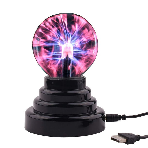 Lámpara de bola de iones mágicos, bola de plasma luminosa, luz sensible al  tacto, esfera de nebulosa, globo, juguete novedoso, alimentado por USB o  alimentado por batería, regalo de fiesta, lámpara d
