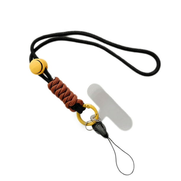 Sidaley Cordón de teléfono móvil Universal ajustable desmontable portátil  cuerda para colgar en el cuello con gancho accesorio de correa de Teléfono  y Comunicación tipo 3