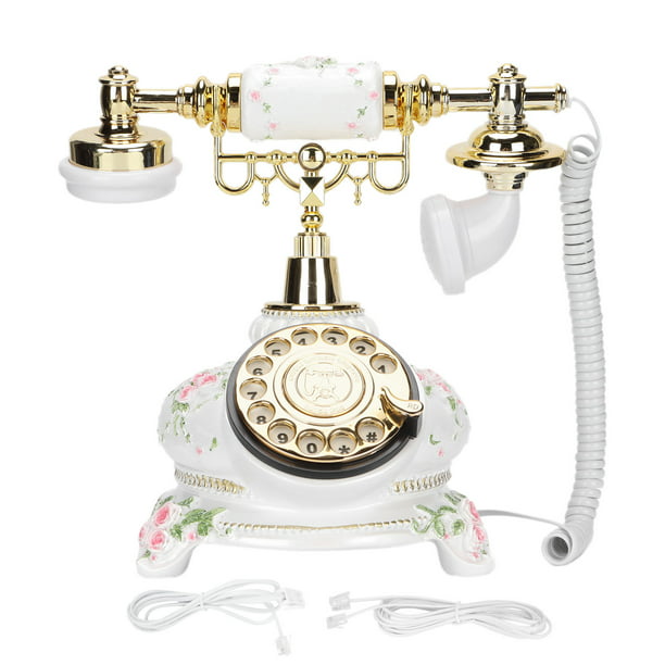 Teléfono Rotativo Antiguo Europeo, Teléfono Fijo Retro Para El