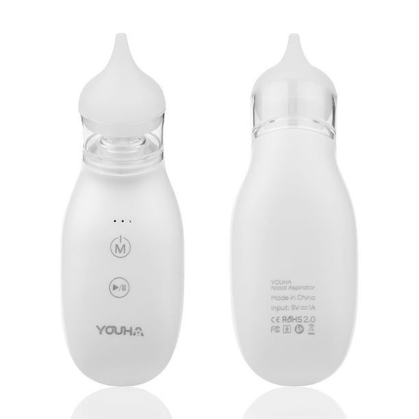 Limpiador Nasal recargable para bebé, aspirador Nasal eléctrico de succión  ajust 