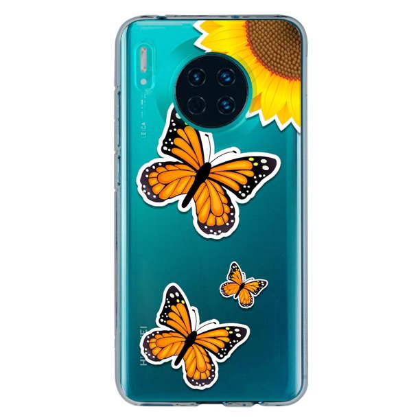 Funda Para Huawei Mate 20 Mariposa, Uso Rudo, InstaCase Protector para  Huawei Mate 20 Antigolpes, Case Mariposa