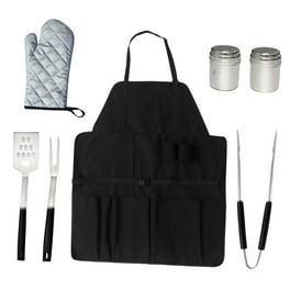 Set de 18 Utensilios y Cubiertos Profesional para Asador Carne Asada en  Acero Inoxidable. Espátula, Pinzas, Tenedores, Pinchos, Cepillo para Asar,  etc.Barbacoa al Aire libre, Picnic de Camping Shuxiu Wang 9024719201801