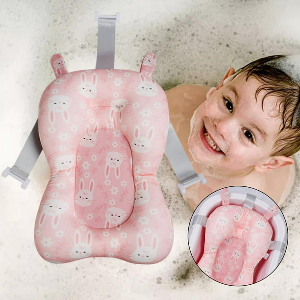 Asiento baño bebé rosa