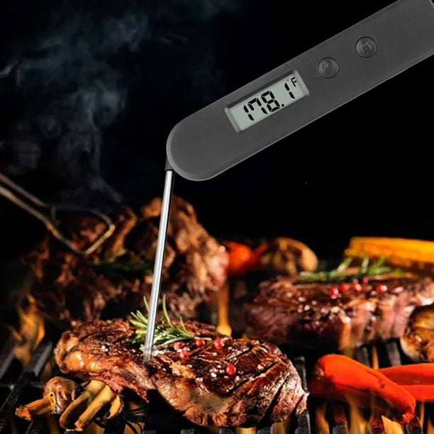 Termómetro digital impermeable de lectura instantánea para carne