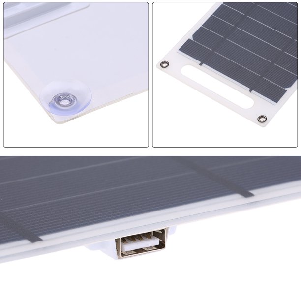 Cargador de panel solar portátil USB de 6 W para acampar senderismo panel  de carga de teléfono móvil