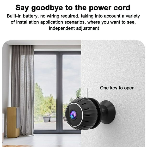 Mini cámara espía wifi 1080P Grabación de video en vivo Cámara