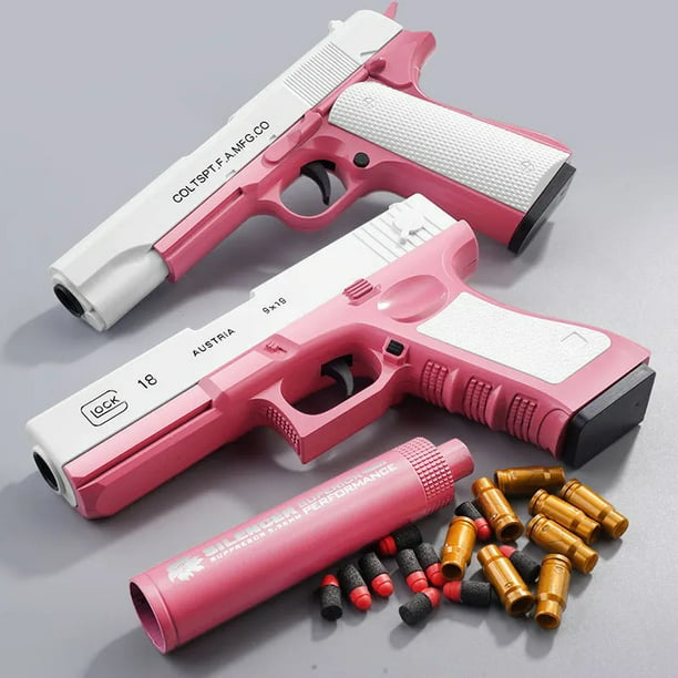 Pistola de juguete multiusos, pistola de juguete de balas blandas para  ni?os, pistola de juguete para ni?os, pistola de combate de espuma, pistola  de juguete multiusos llena de balas blandas XianweiShao 8390612683121