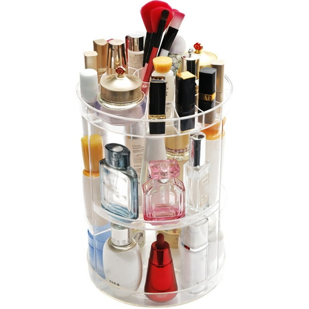 Organizador Maquillaje Transparent Cremas Giratorio Estantes