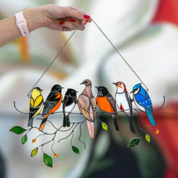 12 Piezas De Pequeños Pajaritos Decorativos Falsos Artificiales Para  Manualidades Jardín, Los Pies Para Un Acopmiento En Baoblaze Pájaros de  pluma de espuma artificial