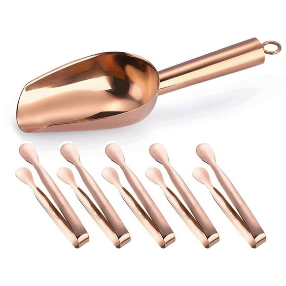 teissuly ice scoop for freezer stainless steel ice scoop heavy duty small metal candy cream kitchen scoop for home wedding bucket food sugar coffee beans bar teissuly wer202312023368