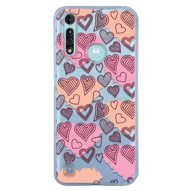 Funda Para iPhone 8 Plus Corazones Pixel, Uso Rudo, InstaCase Protector  para iPhone 8 Plus Antigolpes, Case Corazones Pixel