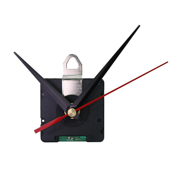 5 Mecanismos de Movimiento de Reloj de Pared de , de Reloj a para Piezas de  Repuesto de Reloj DIY (negro, Verde) Sunnimix Movimiento del reloj de pared  de cuarzo