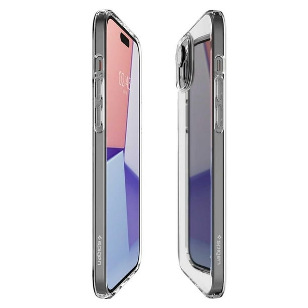 Spigen, . Funda SPIGEN Crystal Flex para iPhone 15  Transparente, TODOparaSMARTPHONES