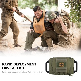 Bolsa táctica militar EDC cinturón de cintura chaleco de caza paquete  Likrtyny de herramientas de emergencia Kit de primeros auxilios médico al  aire libre bolsa de supervivencia